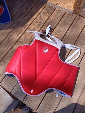 Adult Red Chest Protector - Adult Martial Arts Body Guard
